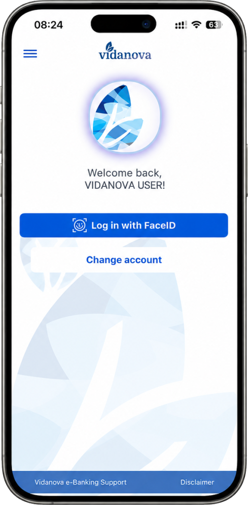 Vidanova Mobile Banking App